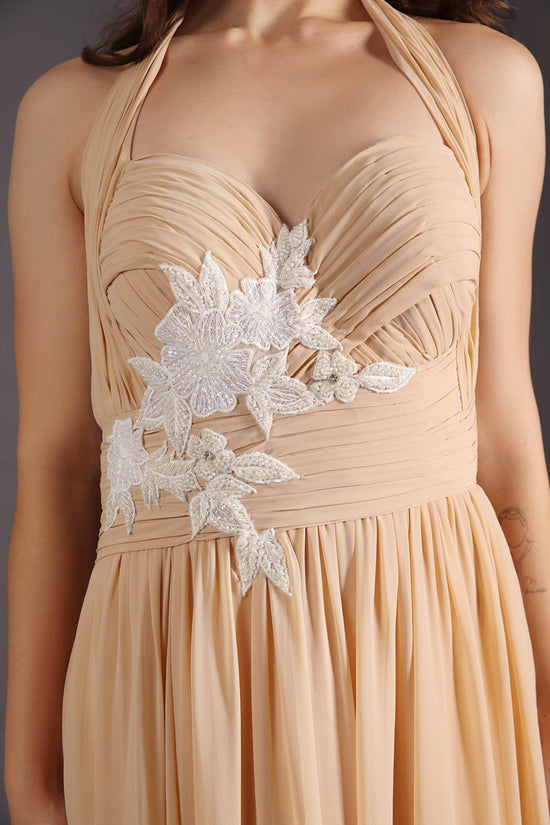 Beige Designer Gown