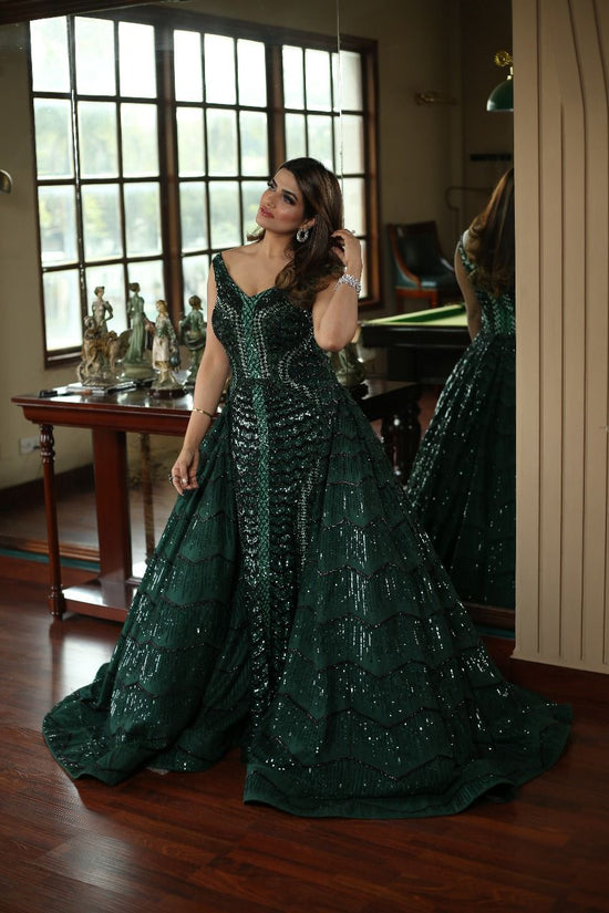 Emerald Green Ball Gown