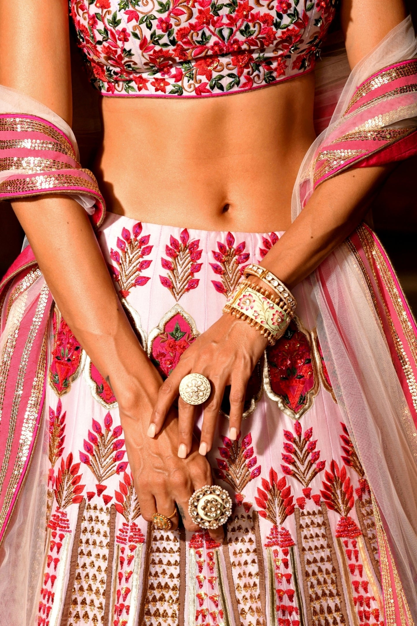 Load image into Gallery viewer, Sharmaya Gulbi Traditional Bridal Lehenga
