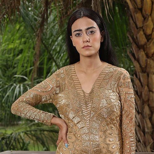 Load image into Gallery viewer, Gold Sequin Dress
