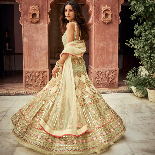 Load image into Gallery viewer, Light Green Anarkali
