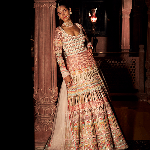 Load image into Gallery viewer, Baby Pink Anarkali
